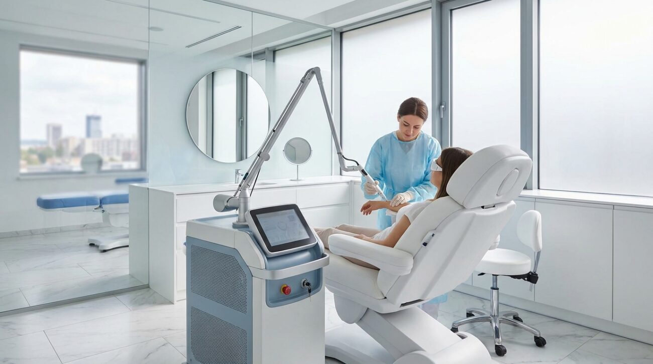 Ranking najlepszych klinik: Laserowe usuwanie przebarwień skóry Sosnowiec 2026 - zestawienie TOP