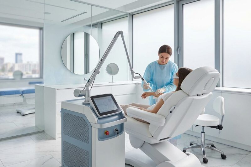 Ranking najlepszych klinik: Laserowe usuwanie przebarwień skóry Sosnowiec 2026 - zestawienie TOP