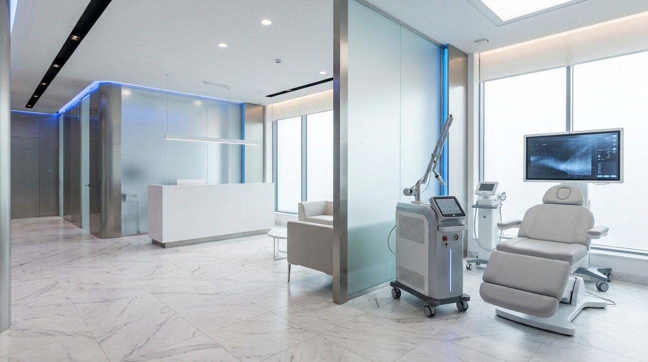 Ranking najlepszych klinik laserowego usuwania zmarszczek Gdynia 2026 - zestawienie TOP