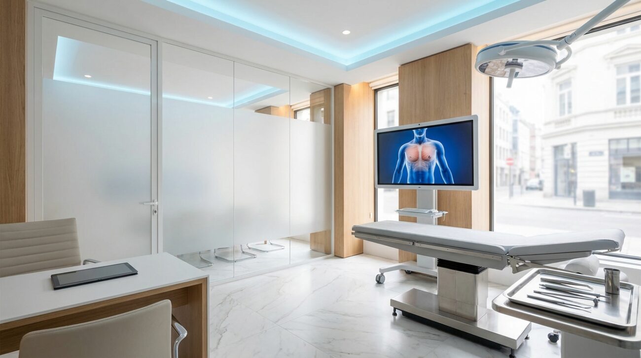 Ranking najlepszych klinik leczenia ginekomastii Gdańsk 2026 - zestawienie TOP